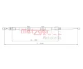 Ta�n� lanko parkovac� brzdy&nbsp;METZGER&nbsp;&dash;&nbsp;MTG 11.6686
