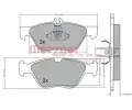 Sada brzdovch destiek METZGER ‐ MTG 1170065