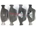 METZGER Sada brzdovch destiek MTG 1170065, 1170065