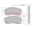 Sada brzdovch destiek METZGER ‐ MTG 1170148