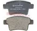 METZGER Sada brzdovch destiek MTG 1170264, 1170264