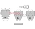 METZGER Sada brzdovch destiek ‐ MTG 1170280