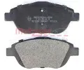 METZGER Sada brzdovch destiek GREENPARTS MTG 1170326, 1170326