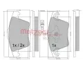 METZGER Sada brzdovch destiek ‐ MTG 1170422