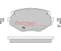 METZGER Sada brzdovch destiek ‐ MTG 1170515