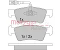 METZGER Sada brzdovch destiek MTG 1170560, 1170560