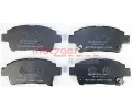 METZGER Sada brzdovch destiek GREENPARTS MTG 1170586, 1170586