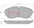 Sada brzdovch destiek METZGER ‐ MTG 1170898