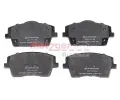 METZGER Sada brzdovch destiek GREENPARTS MTG 1170934, 1170934