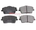 METZGER Sada brzdovch destiek GREENPARTS MTG 1170934, 1170934