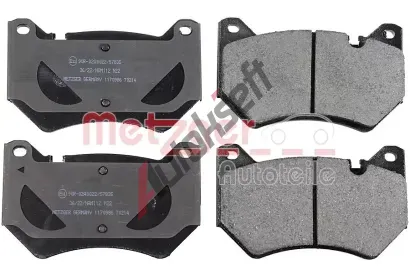 METZGER Sada brzdovch destiek GREENPARTS MTG 1170986, 1170986