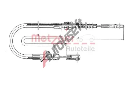 METZGER Spojkov� lanko COFLE MTG 18.600, 18.600