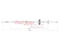 Tan lanko parkovac brzdy METZGER ‐ MTG 1E.BW007