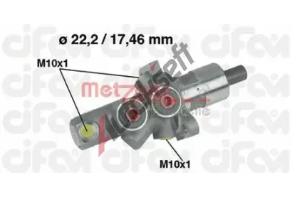 METZGER Hlavn brzdov vlec CIFAM MTG 202-175, 202-175