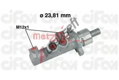 METZGER Hlavn brzdov vlec CIFAM MTG 202-366, 202-366
