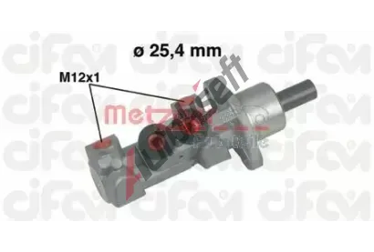 METZGER Hlavn brzdov vlec CIFAM MTG 202-451, 202-451