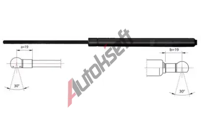 METZGER Plynov� vzp�ra zavazadlov�ho prostoru MTG 2110385, 2110385