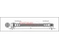Brzdov� hadice&nbsp;METZGER&nbsp;&dash;&nbsp;MTG 4110054