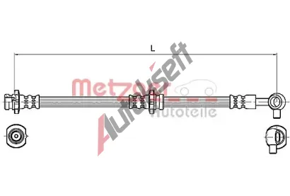 METZGER Brzdov hadice MTG 4110131, 4110131