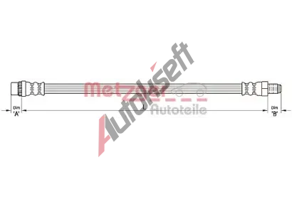 METZGER Brzdov hadice MTG 4110227, 4110227