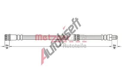 METZGER Brzdov hadice MTG 4110266, 4110266
