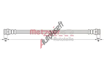 METZGER Brzdová hadice GREENPARTS MTG 4110311, 4110311 METZGER Brzdová hadice GREENPARTS MTG 4110311, 4110311