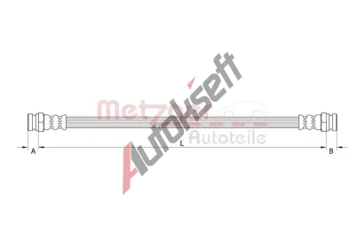 METZGER Brzdov� hadice MTG 4110320, 4110320