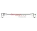Brzdov hadice METZGER ‐ MTG 4110487