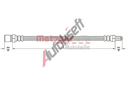 METZGER Brzdov hadice MTG 4110487, 4110487