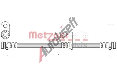 METZGER Brzdov� hadice MTG 4110638, 4110638