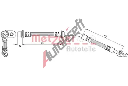 METZGER Brzdov hadice MTG 4110786, 4110786
