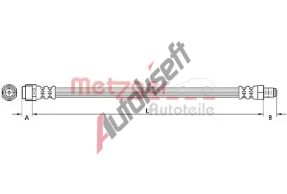 METZGER Brzdov hadice MTG 4110922, 4110922