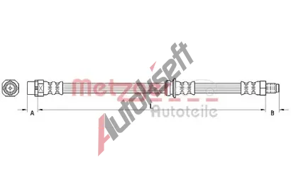 METZGER Brzdov hadice MTG 4110946, 4110946