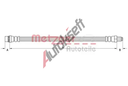 METZGER Brzdov hadice MTG 4110991, 4110991