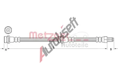 METZGER Brzdov hadice MTG 4111034, 4111034