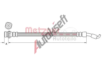 METZGER Brzdov hadice MTG 4111441, 4111441