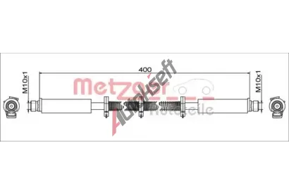 METZGER Brzdová hadice MTG 4111748, 4111748 METZGER Brzdová hadice MTG 4111748, 4111748