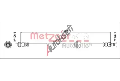 METZGER Brzdová hadice GREENPARTS MTG 4111775, 4111775 METZGER Brzdová hadice GREENPARTS MTG 4111775, 4111775