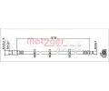Brzdov hadice METZGER ‐ MTG 4112047