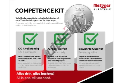 METZGER Pn thlo zen COMPETENCE KIT GREENPARTS MTG 56021702, 56021702