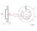 METZGER Brzdov kotou - 302 mm ‐ MTG 6110859