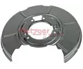 Ochranný plech proti nečistotám brzdového kotouče METZGER ‐ MTG 6115023  Ochranný plech proti nečistotám brzdového kotouče METZGER ‐ MTG 6115023