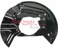 METZGER Ochrann� plech proti ne�istot�m brzdov�ho kotou�e MTG 6115040, 6115040