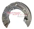METZGER Ochrann� plech proti ne�istot�m brzdov�ho kotou�e MTG 6115064, 6115064