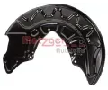 METZGER Ochrann plech proti neistotm brzdovho kotoue MTG 6115072, 6115072