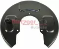 Ochrann plech proti neistotm brzdovho kotoue METZGER ‐ MTG 6115097