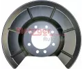 METZGER Ochrann plech proti neistotm brzdovho kotoue GREENPARTS MTG 6115105, 6115105