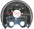 Ochrann plech proti neistotm brzdovho kotoue METZGER ‐ MTG 6115119