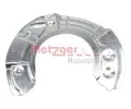 METZGER Ochrann� plech proti ne�istot�m brzdov�ho kotou�e GREENPARTS MTG 6115159, 6115159