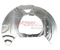 METZGER Ochrann plech proti neistotm brzdovho kotoue GREENPARTS MTG 6115173, 6115173